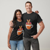 T-shirt Donut de chat Bengal café (Unisexe)