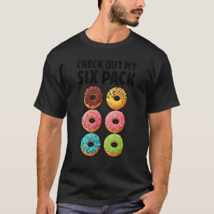 T-shirt Donut Découvrez Mon Six Pack Doughnut Gym Worko