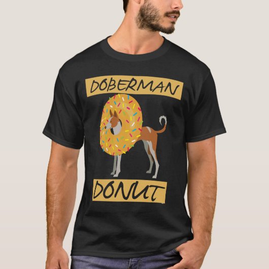 T-shirt Donut Doberman (Devant)