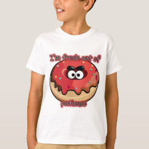 T-shirt Donut en colère : Frais par patience