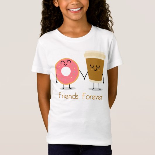 T-Shirt Donut et café meilleur ami (Devant)