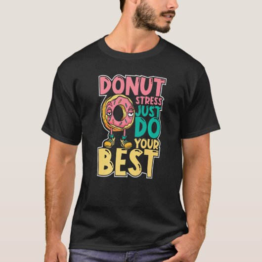 T-shirt Donut Food Donuts Doughnut (Devant)