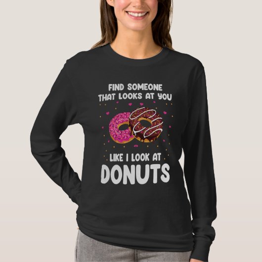 T-shirt Donut Friedcake Doughnut Sweetened (Devant)