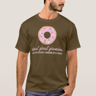 T-shirt Donut Great Grandma Funny mignonne arroses tendanc