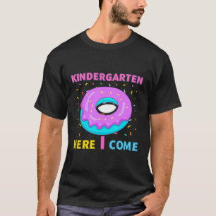 T-shirt Donut Kindergarten Ici Je Viens École Maternelle