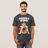 T-shirt Donut King Doughnut Drôle Amour Donut Mignonne (Devant entier)