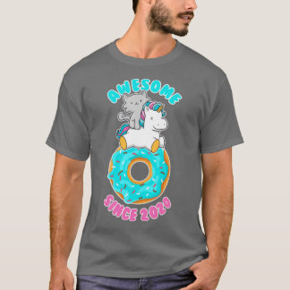 T-shirt Donut Kitten Unicorn stupéfiant depuis 2020