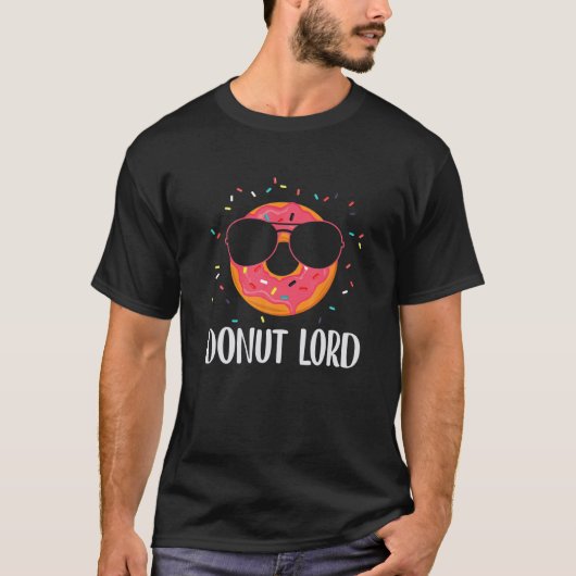 T-shirt Donut Lord Pretzel Lady Matching Famille Doughnut  (Devant)