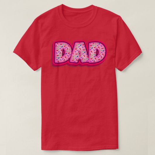T-shirt Donut Papa Baker Donuts Amant Baking Père Baked 1 (Design devant)