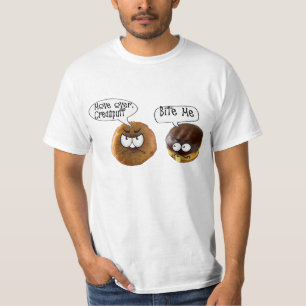 T-shirt donut parler de gâteau à la crème humour de bei