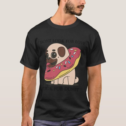 T-shirt Donut Pug 719 (Devant)