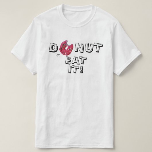 T-shirt Donut pun v3 (Design devant)