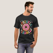 T-shirt Donut Sprinkle Kindness Funny Doughnut Lover Girls (Devant entier)