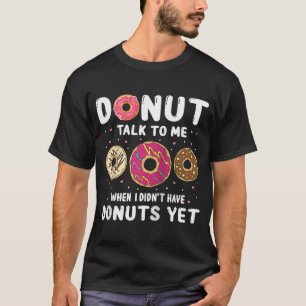 T-shirt Donut Sweet Dessert Doughnut Cake Raglan Baseball