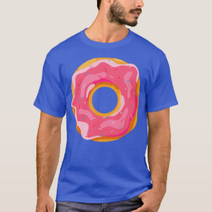 T-shirt Donut With Pink Frosting And Sprinkles