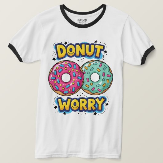 T-Shirt Donut Worry Ringer (Design devant)