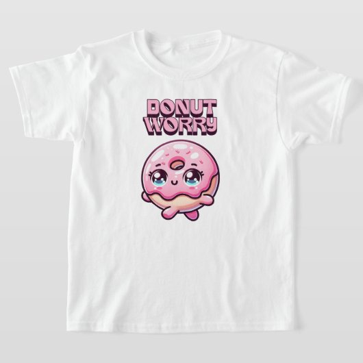 T-shirt Donut Worte Mignonne Punny Fun Shirt (Poser)