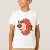 T-shirt Donuts Cats pink (Devant)