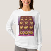 T-shirt Donuts Danser Whimsical Doughnut Caractères (Devant)