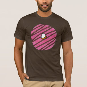 T-shirt Donuts de noix de Doughnut rose givrée