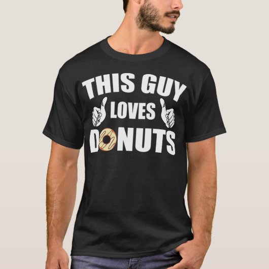 T-shirt Donuts Lover thème de l'espace d'anniversaire ecav (Devant)