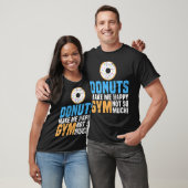 T-shirt Donuts Make Me Happy baking baking (Unisexe)
