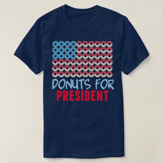 T-shirt Donuts pour le président (Design devant)