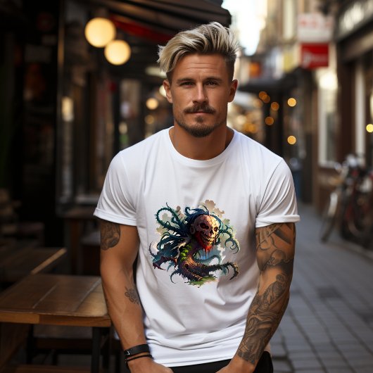 T-shirt Dood met Tentacules-Racines