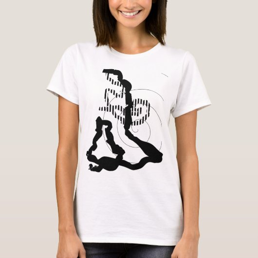 T-shirt Doodle Bomb extra Mod Boyfriend Tee (Devant)