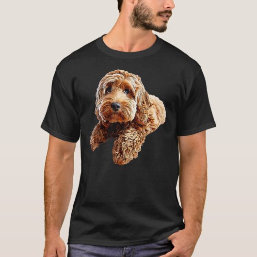 T-shirt Doodle Cockerpoo Cockapo Spoodle mignon Chien chio (Devant)