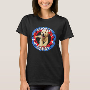 T-shirt DOODLE DADDY goldendoodle chien doré papa chiot d