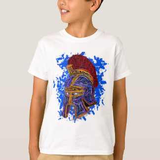 T-shirt Doodle de gladiador: El poder y la valentía épica