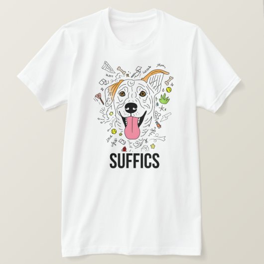 T-shirt Doodle Dog | SUFFICS (Design devant)