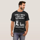 T-shirt Doodle Dog What's Better Than One Sheepadoodle (Devant entier)