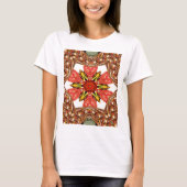 T-shirt Doodle Floral Art Imprimer (Devant)