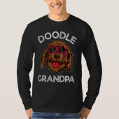 T-shirt Doodle Grandpa Labradoodle Dog Father s Day (Devant)