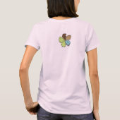T-shirt Doodle Hibiscus Dames Tee (Dos)