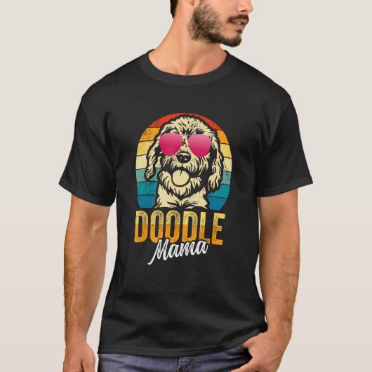 T-shirt Doodle Mama Goldendoodle Mom Goldendoodle (Devant)