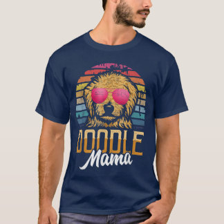 T-shirt Doodle Maman famille Goldendle