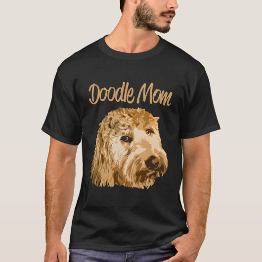 T-shirt Doodle Maman Goldendoodle (Devant)