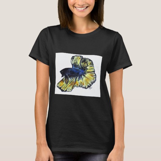 T-shirt Doodle No 34 Betta Fish (Devant)