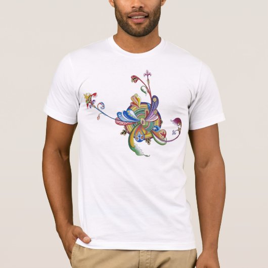 T-shirt doodle r (Devant)
