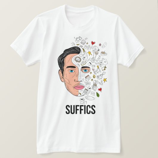 T-shirt DoodleMan | SUFFICS (Design devant)