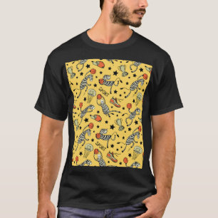 T-shirt Doodles de Courtside : Zebra Basketball Fantasia