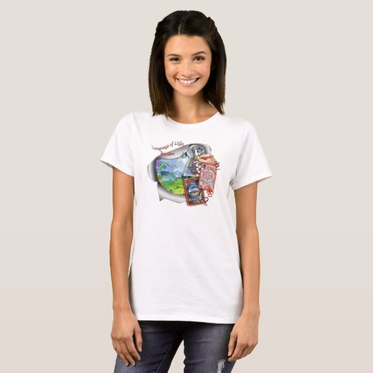 T-shirt Doodling on the Language of Light (Devant entier)
