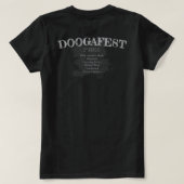 T-Shirt Doogafest Dark (F) (Design dos)
