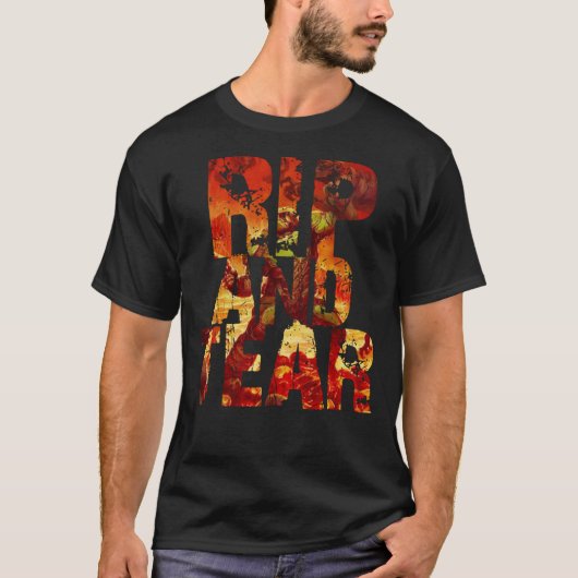 T-shirt Doom - Rip Et Tear Essentiels  (Devant)
