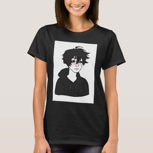 T-shirt Doomer Guy E Boy Sent Wojak Meme (Devant)