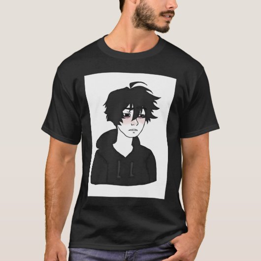 T-shirt Doomer Guy E Boy Sent Wojak Meme (Devant)