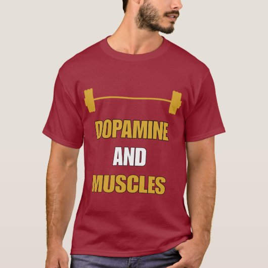 T-SHIRT DOPAMINE AND MUSCLES  (Devant)